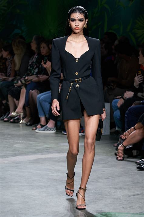 versace black suit woman|versace shorts women.